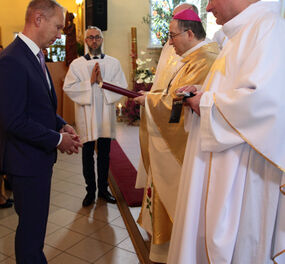 Msza św. odpustowa ku czci św. Franciszka w dniu 6.10.2019 i uroczystości jubileuszowe.